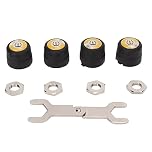 Klanata Bluetooth Tire Pressure Monitoring System, 4PCS IP67 TPMS Sensors with Phone App Display – Real Time Alerts for Vehicles