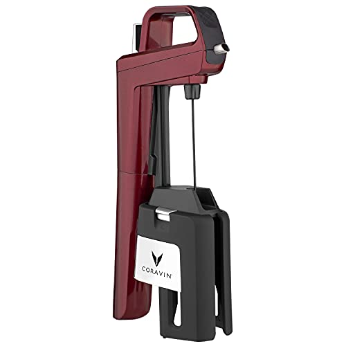 コラヴァン 日本正規品 ワイン オープナー コルクを抜かずにワインが注げる タイムレスモデル 6+ バーガンディー