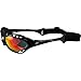 Birdz Eyewear Seahawk Polarized Padded Sunglasses Jetski Kayaking Watersports Black Frames 2 Pairs with Blue & Red Reflectech Lenses