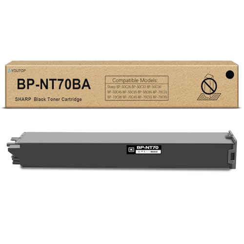 Cartouche toner BP-NT70 pour remplacer l'encre vide des imprimantes Sharp BP-50C
