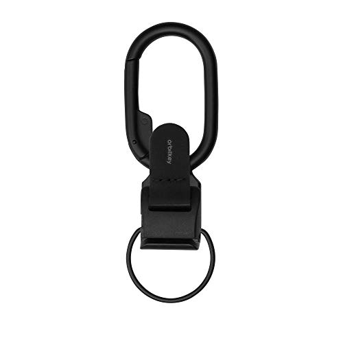 Orbitkey Clip v2 | Sicheres magnetisches Fidlock-Schnellverschluss-System, schlankes Design, Edelstahl-Oberfläche | - Schwarz - Einheitsgröße Cover