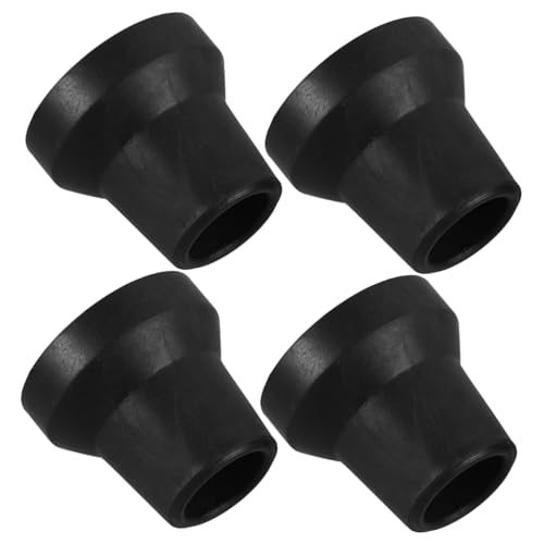 HAPINARY 4pcs Crutches Toe Rubber Chair Leg Caps Rubber Tips for Crutches Rubber Caps for Chair Legs Cane Replacement Tips Cane Tips Rubber Leg Tips Crutches Accessories Tips Walker Tips