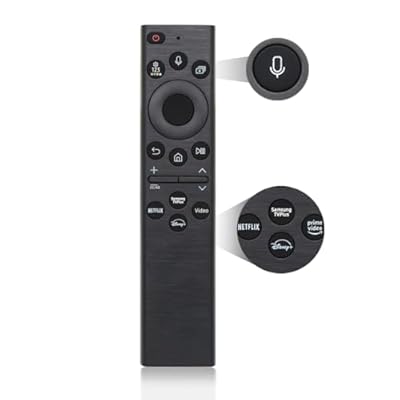 Replacement for Samsung TV Remote, for All 2018-2025 Samsung Remote Control for Smart TV with Voice Control.2-Year Warranty.(No Solarcell)