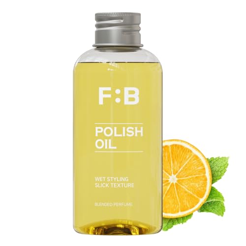 [Forbeaut] Wet Hair Polish Oil - Deep Hydration, Sleek Wet Look & Natural Lift, Lightweight Hold, Long-Lasting Texture, Plant-Based Formula, Damaged Hair Care, Woody Citrus Scent, 160ml / 5.4 fl.oz