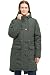 derbe Friese-Festholm - Winterjacke, Größe:40, Farbe:deep forest/off white