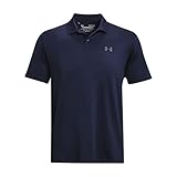 Under Armour Herren Ua Performance 3.0 Short Sleeve Polos, (410) Midnight Navy Pitch Gray, L EU