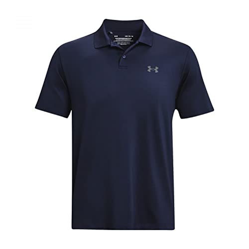 Under Armour Men's Ua Performance 3.0 Polo Shirt Short-Sleeved, (410) Midnight Navy/Pitch Gray, XXL