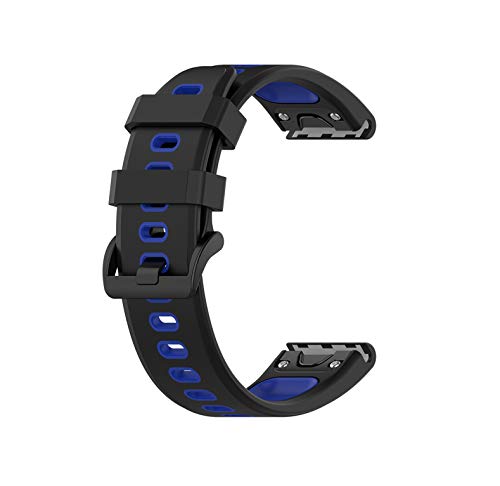 for Garmin(�K�[�~��) Forerunner 965/955 �o���h �x���g �����o���h �V���R�� �݊��i �����x���g �X�g���b�v �ʋC���ɗD�� �A�N�Z�T���[ (�u���b�N+�u���[)