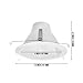 [6-Pack] PROCURU 6-Inch Recessed Light Shorty Cone Trim, Weatherproof Air-Tight, IC-Rated, White