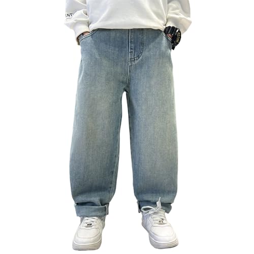 Boys Baggy Jeans, Y2K Pants with Cartoon Embroidery - Fashion Loose Fit Casual Pants with Pockets for Kids.2