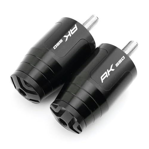 Contrapesos y empuñaduras para KYMCO AK 550 en aluminio CNC negro de alta resistencia 2
