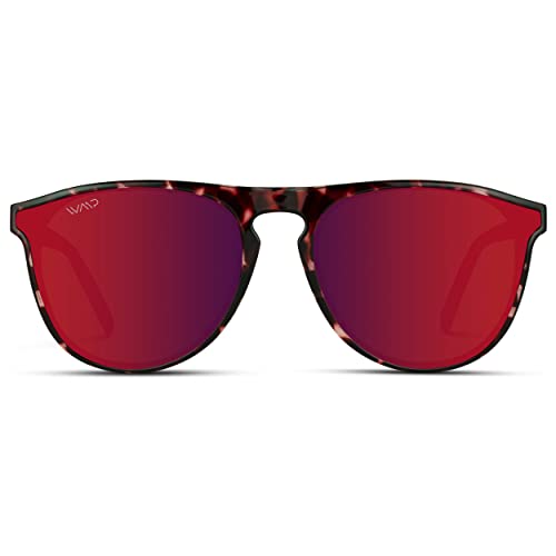 WearMe Pro Large Modern One Bridge Round Sunglasses2