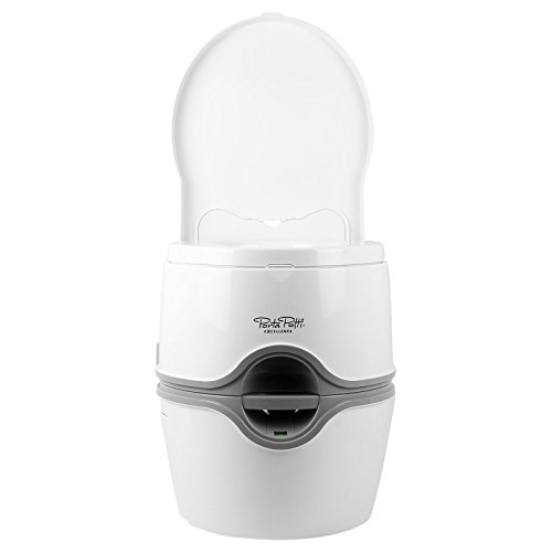 Image of Thetford 92305 Porta Potti 565P Excellence Portable Toilet (Manual), 448 x 388 x 450 mm, White