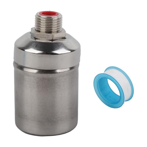 Válvula de bola flotante Válvula de control de agua automática de acero inoxidable Válvula de flotador G1/2 pulgadas para torre de fregadero de tanque de agua Construcción
