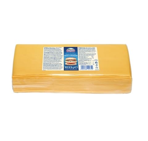 Hochland Schmelzkäse Cheddar Scheiben 45% Fett 1,033 kg Beutel