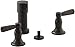 KOHLER K-10586-4-2BZ Bancroft Vertical Spray Bidet Faucet with Lever Handles, Oil-Rubbed Bronze