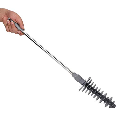Image of Toilet Plunger, Long Handle Toilet Plunger Bathroom Blockage Unblocker Flexible Head Clog Remover Dredge Tool Plunger Brush