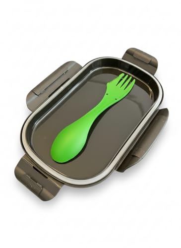 Minecraft Creeper Lunch Box with Spork – Premium Bento Food Container, Leak-Resistant, BPA-Free – Kids School Lunchbox