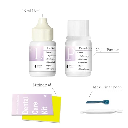 Zinc Oxide Eugenol Cement Dental Care Kit Glue for Crowns & Bridges Filling