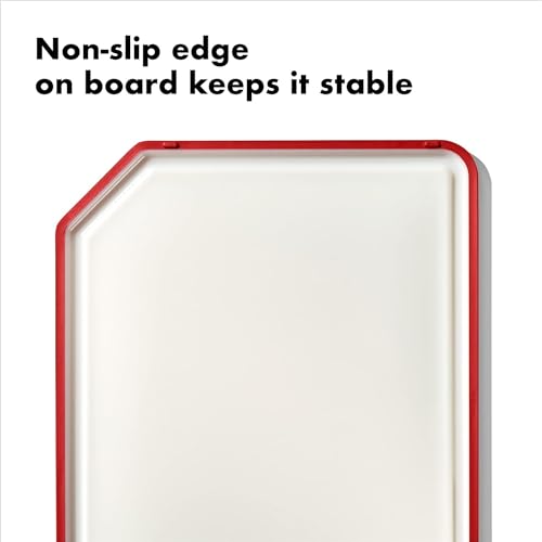 OXO Tabla de Cortar y Bandeja Exterior Blanca miniatura 4
