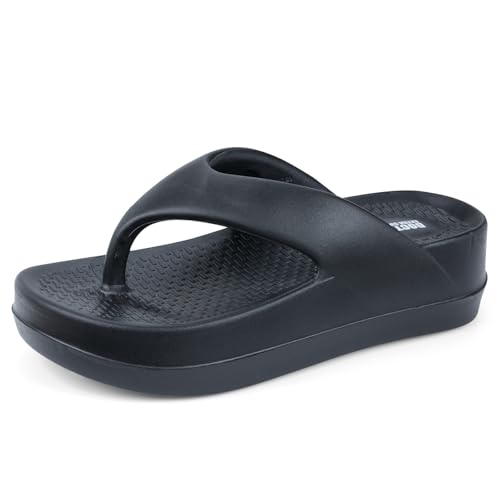 Image of DOCTOR EXTRA SOFT Women's EVA Flip Flop Slippers| Lightweight Comfortable Sandals| Thick Sole Cushion Slip-On, Waterproof Cloud Soft Platform Thong for Summer Beach, Pool & Indoor Outdoor Wear D-557