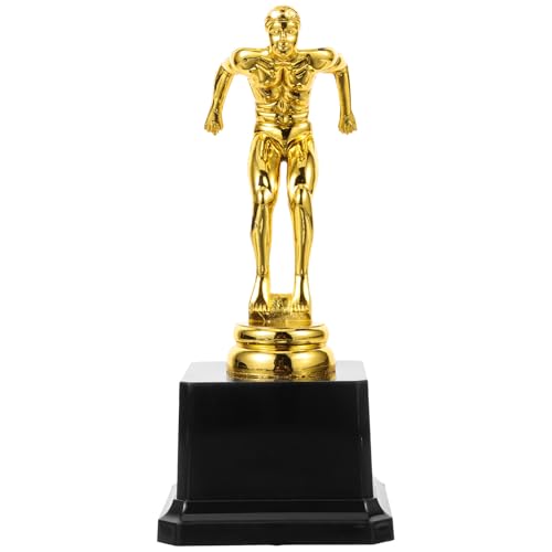 Amosfun Trofeo de Buceo Pequeño de Plástico, Decoración Deportiva para Competiciones de Salto y Natación, Trofeo Delicado para Adolescentes, Premio Ligero y Compacto Reutilizable