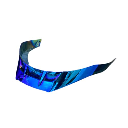 KWTN Motociclo Lenti for visiera casco, spoiler posteriore for Pista for AGV GPR/GP/Corsa/Corsa R, di ricambio for da moto (nero)(Revo Deep Blue)