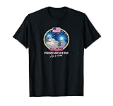 Independence Day July Fourth Mount Rushmore Betsy Ross Flag T-Shirt