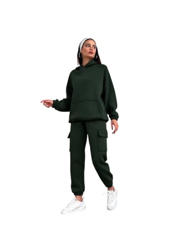 Image of KOTTY Women's Fleece Tracksuit | Comfortable Winter Coordset with Joggers & Hoodie | Soft Workout Wear for Walking, Trekking & Gym