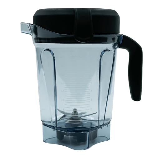Blender Pitcher 64oz Low-Profile, Compatible with Vitamix 750, 5200, 5000,