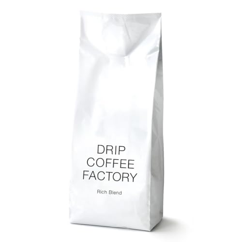 ドリップコーヒーファクトリー リッチ ブレンド コーヒー 粉 中挽き (500g(500g×1袋), リッチブレンド)