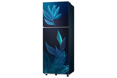 Image of Samsung 236 L, 2 Star, Convertible, Digital Inverter Frost Free Double Door Refrigerator (RT40H28U2PBHL, Paradise Bloom Blue, 2026 Model)