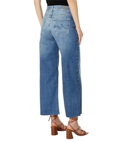 AG Adriano Goldschmied Women's Saige High Rise Straight Wide Leg Jean2
