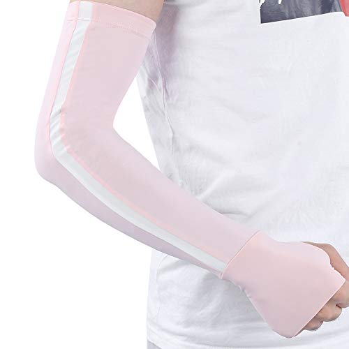 Manga comprida anti-UV, protetor solar para braço com design ergonômico para corrida, ciclismo e con