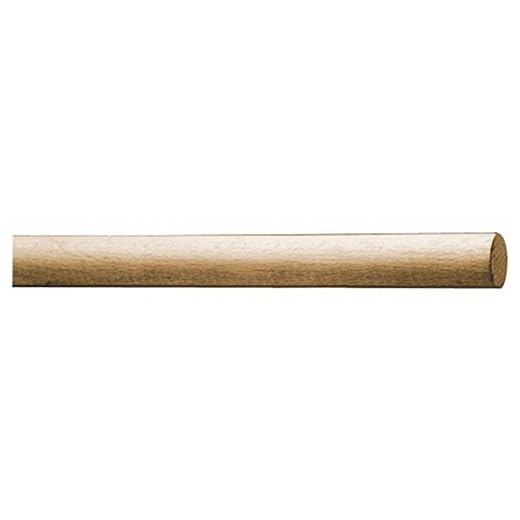 Rundstavar D: 10 mm längd 1 m bok, 100 stycken