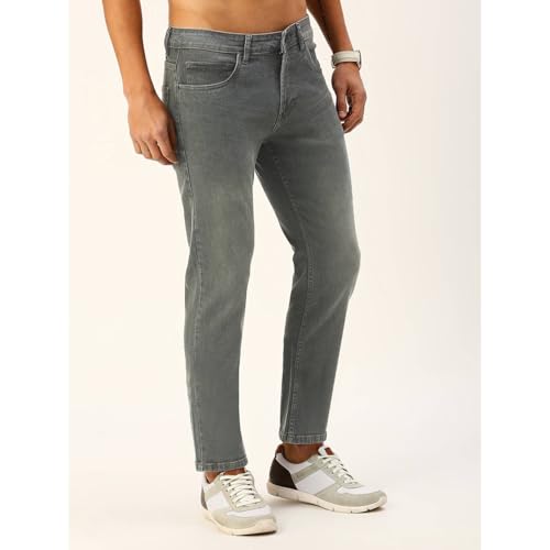 Image of Blue Jeans for Men Regular Fit - Cotton Jeans Pant for Men, Regular Denim Jeans for Boys - Light Fade Jeans for Men