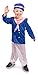 Costume da marinaio 3 pezzi - taglia S per bambini