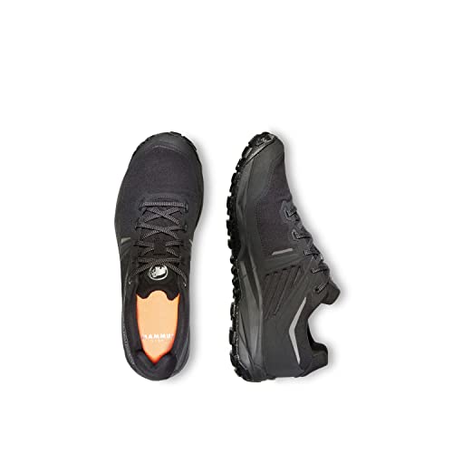 Mammut Ultimate III Low GTX Men | Wanderschuhe für Herren, Outdoor Schuhe, wasserdichte Sportschuhe, Gore-Tex Trekkingschuhe, Atmungsaktive Freizeitschuhe, Bergschuhe | Black, 10.5