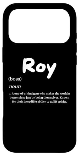 Roy Definition ���O����J�X�^���R�X�`���[�� Roys�p �X�}�z�P�[�X iPhone 17 Pro Max �p