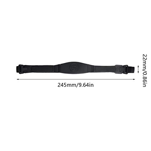 Montre de sport étanche à 3 mètres avec moniteur de fréquence cardiaque sans fil et alarme rétroéclairée - Noir