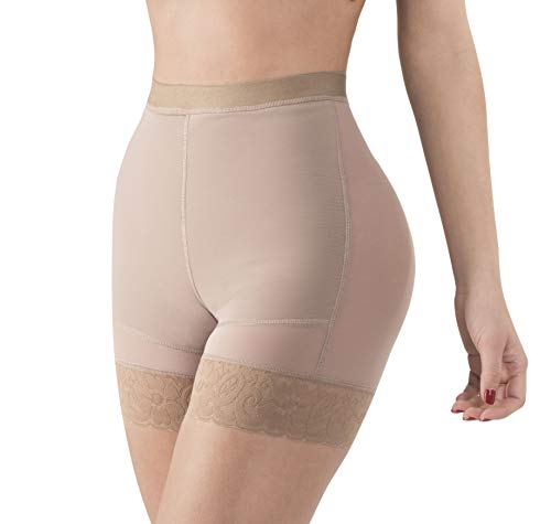 Fiorella Shapewear Powernet Butt Lifter High Waist Shorts Women Girdle Fajas Levanta Cola Moldeadoras Colombianas 614C2