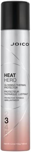 Heat Hero Glossing Thermal Protector | For Most Hair Types | Thermal Heat, Humidity, Pollution, & UV Protection | Reduce Split Ends | Boost Shine | Paraben & Sulfate Free | 180mL