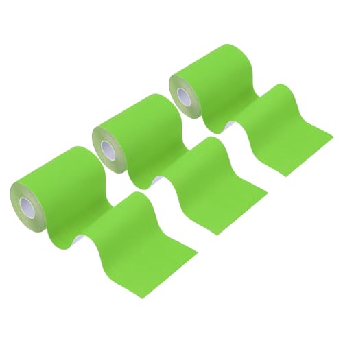 Cinta elástica al agua PATIKIL de algodón transpirable para soporte muscular, pack de 3 rollos