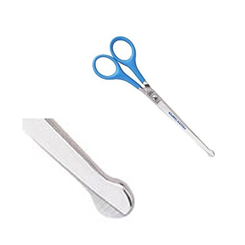 Millers Forge Professional Pet Grooming Shears 6.5 Inch Curved Rounded Ball Nose Scissors #TOP2