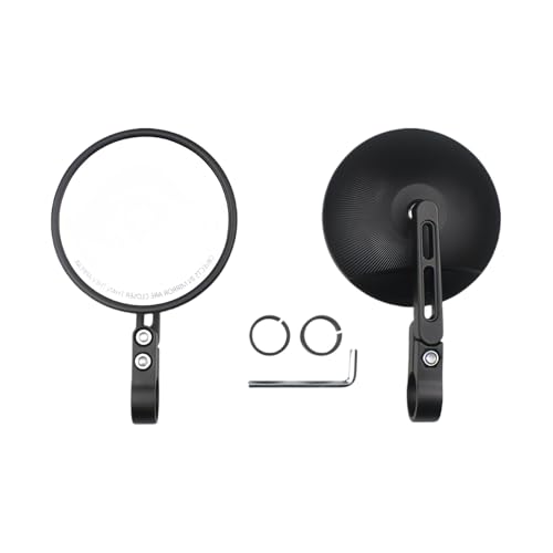 Réflecteur de rétroviseur de moto rotatif guidon universel miroir acrylique 360