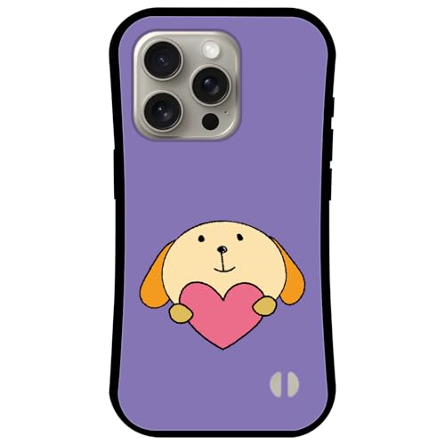 iPhone 17 用 ケース MagSafe 対応 カバー アクリル TPU Qi充電 吸着 磁石 マグネット 耐衝撃 バンパー ワイヤレス充電 マグセーフ アイフォン17 ifa115-k いぬ 犬 イヌ 動物