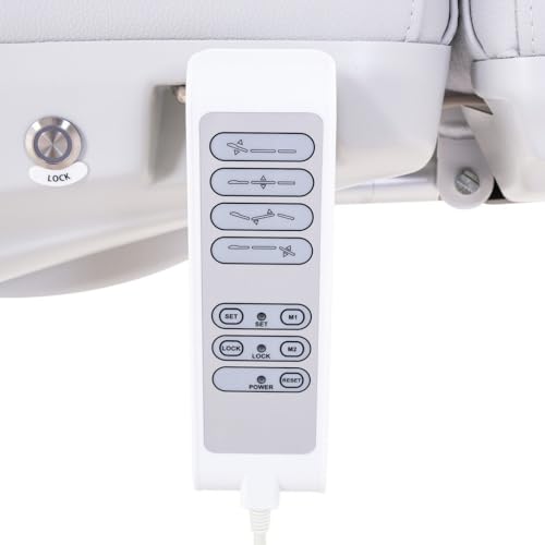 GreenLife® 4 Motor Luxury Electric Facial Chair Facial Bed Table Massage Spa Salon Beauty Bed Equipment Professional Medical Treament Chair Adjustable Silverfox 2246EBM (Dark Grey) - Image 4