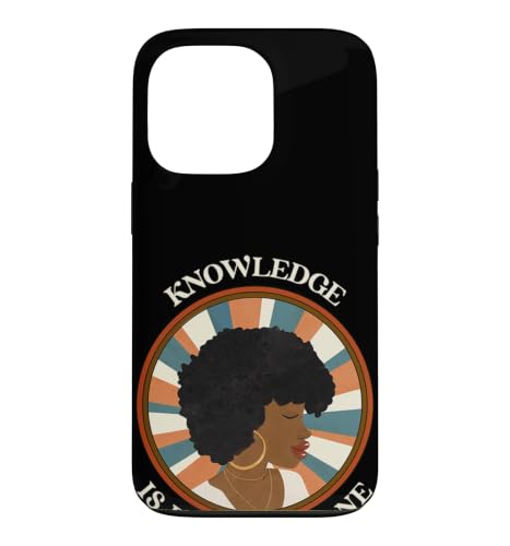 Black Teacher Knowledge Is For Everyone Afro Love Women �X�}�z�P�[�X iPhone 13 Pro �p