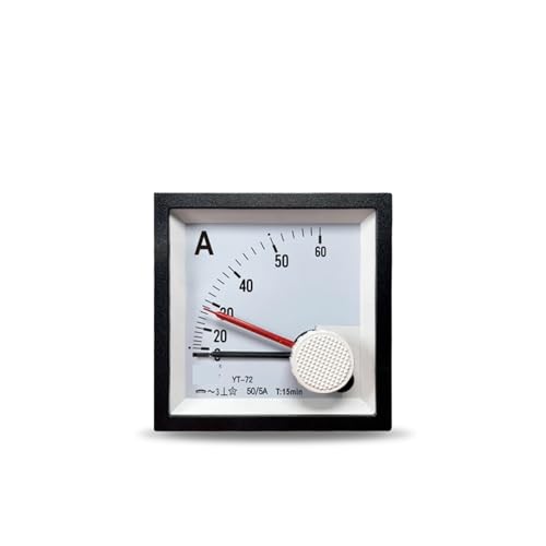 AXAUCHOZ YT72 AC電流計 ピーク値計 最大電流バイメタル構造 最大デマンドメーター 50/75/100/150/200/250/300 CP72 GM72 BE72 1個(AC 50-5A)