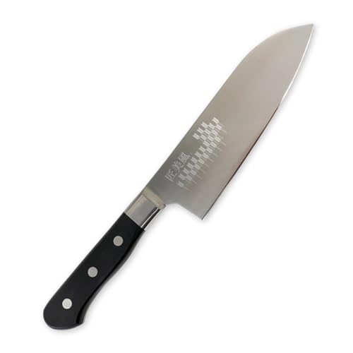J-kitchens 一人暮らし 包丁 透かし彫り 矢羽根 三徳包丁 170mm 日本製